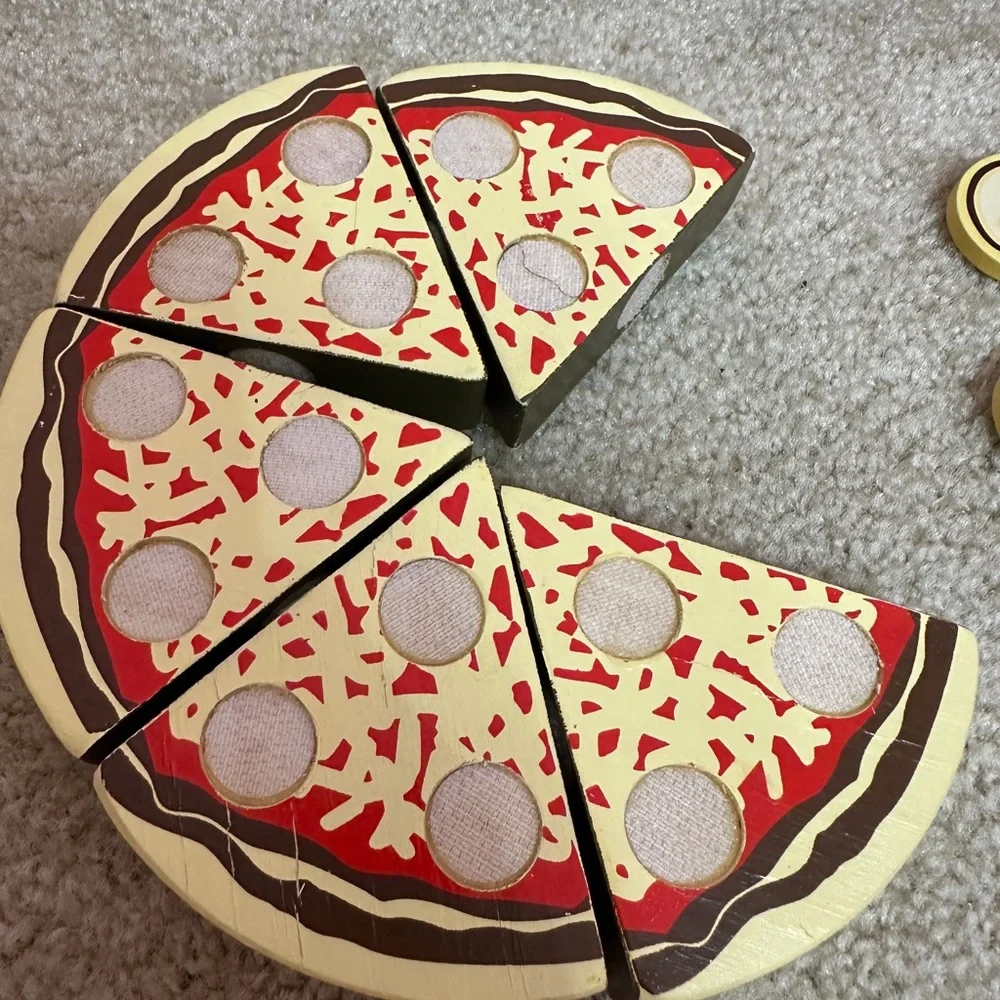 Melissa & Doug Pizza Party and Triple Layer Party Cake Play Sets Incomplete